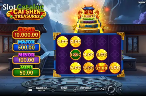 Скрин3. Cai Shen Treasures слот