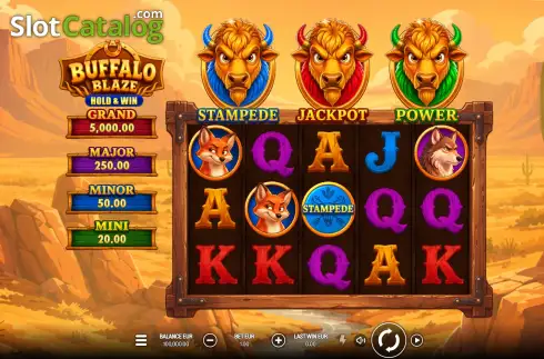 Скрин2. Buffalo Blaze: Hold & Win слот