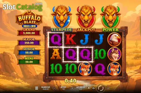 Скрин3. Buffalo Blaze: Hold & Win слот