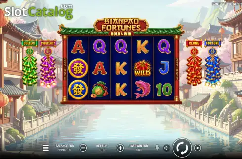 Скрин2. Bian Pao Fortunes слот