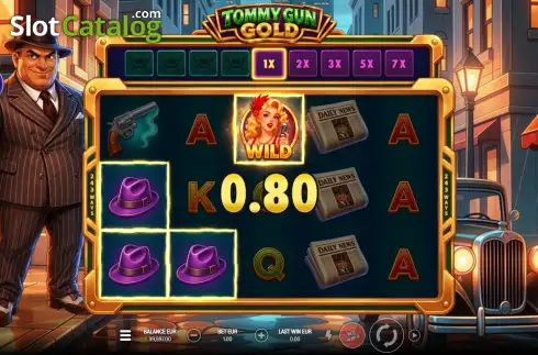 Скрин3. Tommy Gun Gold слот