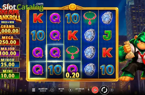 Скрин3. Big Ape Bankroll: Hold & Win слот