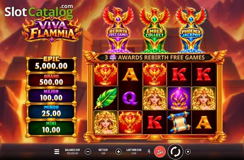 Скрин2. Viva Flammia слот
