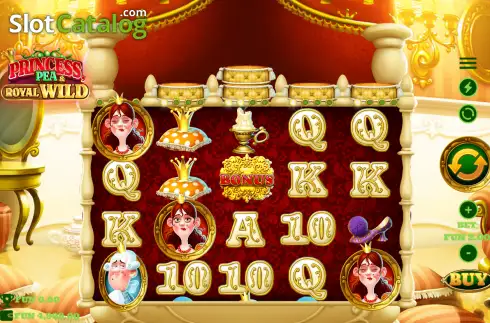 Скрин2. Princess Pea & Royal Wild слот