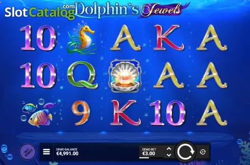 Скрин2. Dolphin’s Jewels слот