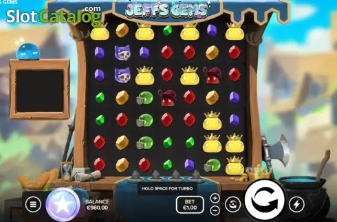 Скрин2. Jeff's Gems слот