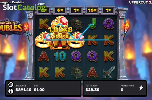 Скрин3. Dungeon Doubles слот