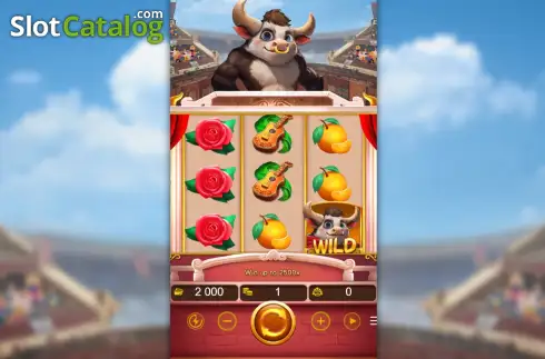 Скрин2. Bullfight King слот