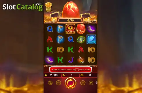 Скрин2. Kingdom of Fire Dragon слот
