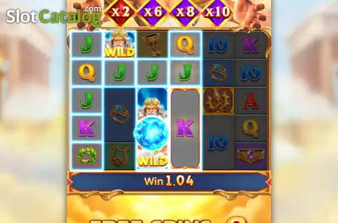Скрин3. Zeus' Wrath слот
