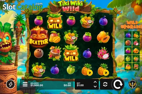 Скрин2. Tiki Wiki Wild слот