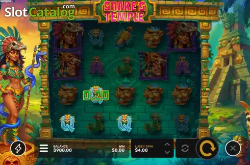 Скрин3. Snake Temple слот