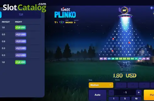 Скрин3. Space Plinko слот