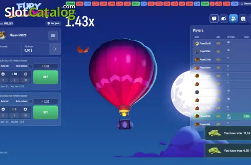 Скрин3. Fury Balloon слот