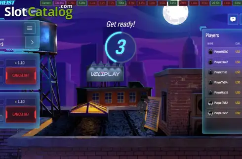 Скрин2. Night Heist слот