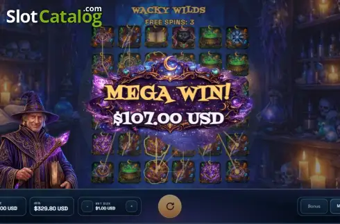 Скрин3. Wacky Wilds слот