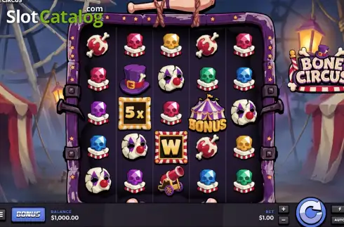 Скрин2. Bone Circus слот