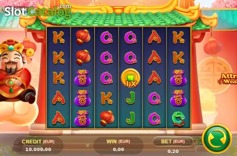 Скрин2. Attract Wealth слот