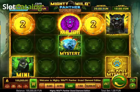 Скрин2. Mighty Wild: Panther Grand Diamond Edition (VoltEnt) слот