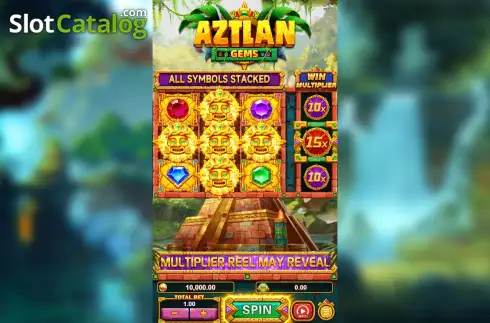 Скрин2. Aztlan Gems слот