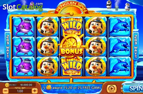 Скрин2. Penguin Quest слот