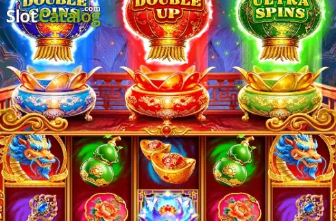 Скрин2. Lotus Lanterns: Dragon's Fortune слот