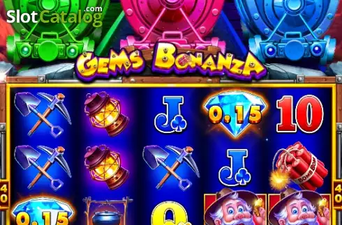 Скрин2. Gems Bonanza (VPlus Games) слот