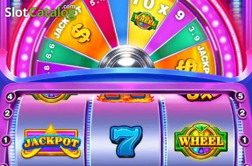 Скрин2. Gold Wheel Jackpot слот