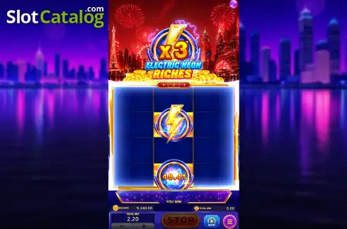 Скрин3. Electric Neon Riches слот
