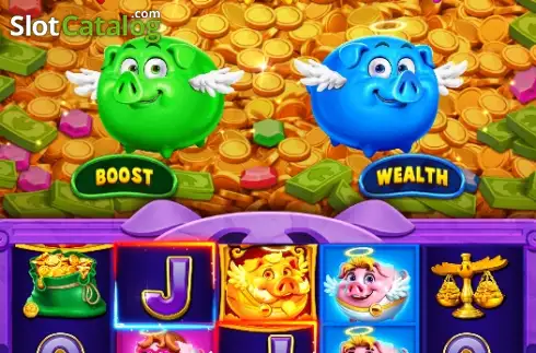 Скрин3. Piggies Wealthy Angelic слот