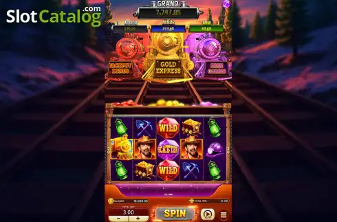 Скрин2. Golden Train Deluxe слот