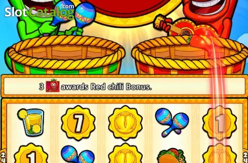 Скрин3. Flaming Chili Party слот