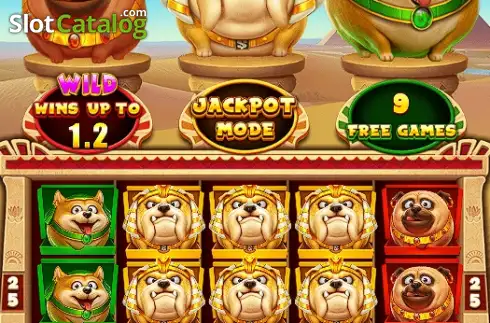 Скрин2. The Puppies In Egypt слот
