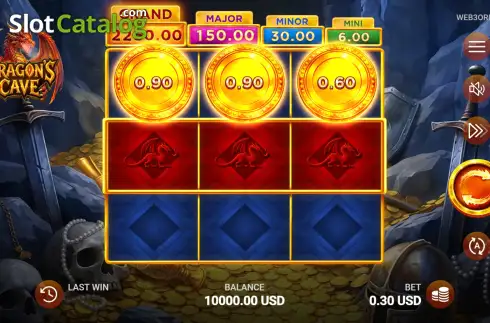 Скрин2. Dragons Cave (Web3Originals) слот