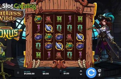 Скрин2. Cutlass Wilds слот