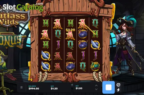 Скрин3. Cutlass Wilds слот