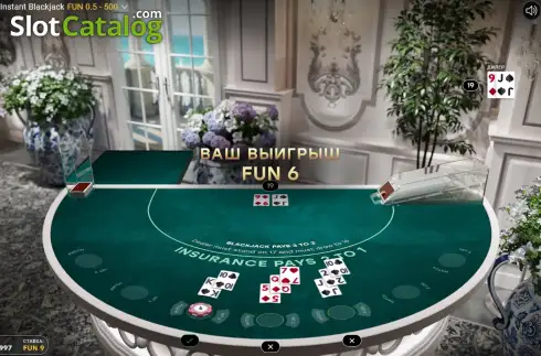 Скрин3. Monaco Instant Blackjack слот