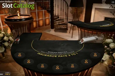 Скрин2. Venice Instant Blackjack слот