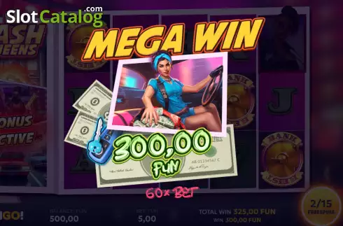 Скрин3. Cash Queens слот