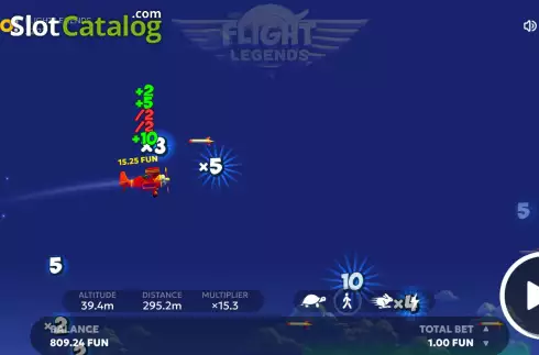 Скрин3. Flight Legends слот
