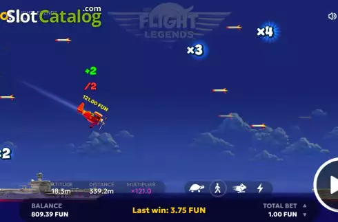 Скрин5. Flight Legends слот