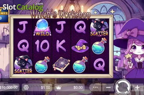 Скрин2. Witch's Workshop слот
