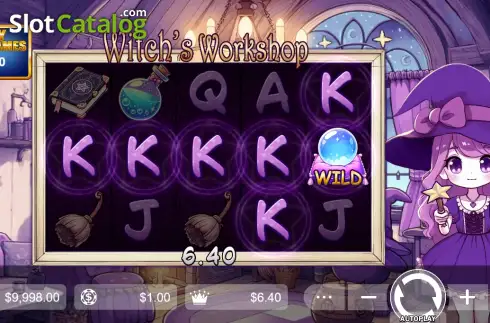 Скрин3. Witch's Workshop слот