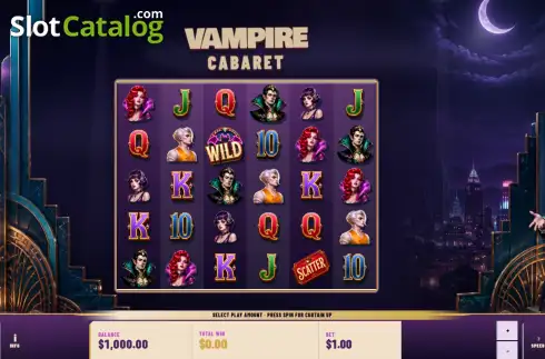 Скрин2. Vampire Cabaret слот