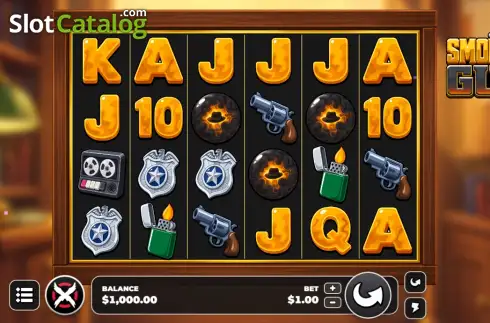 Скрин2. Smoking Gun (Xposed Studios) слот