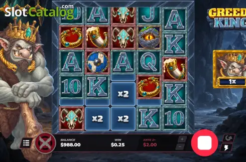 Скрин3. Greedy King слот