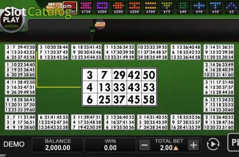 Скрин2. Money Bingo слот