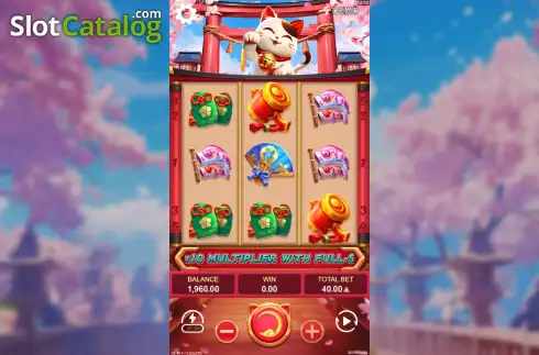 Скрин2. Lucky Meow (Yellow Bat) слот