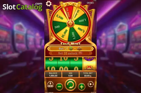 Скрин2. Crazy Money (Yellow Bat) слот