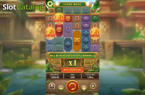 Скрин2. Golden Aztec Mega слот